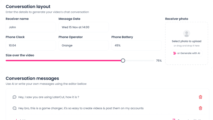 input data